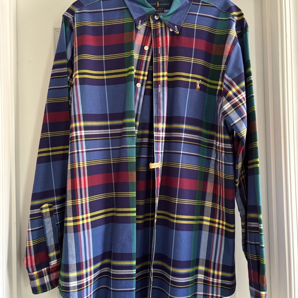 Polo by Ralph Lauren Men's Vibrant Plaid Button-Down Shirt